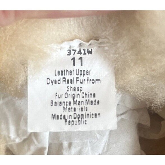 Minnetonka Leather Sheep Wool Lined Loafer Slippers Size 11 Men’s Brown - Picture 8 of 8